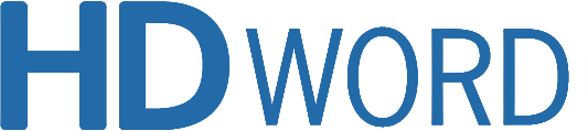 HD Word Logo Text