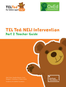 TEL Ted intervention teacher guide part 2 sample cover.