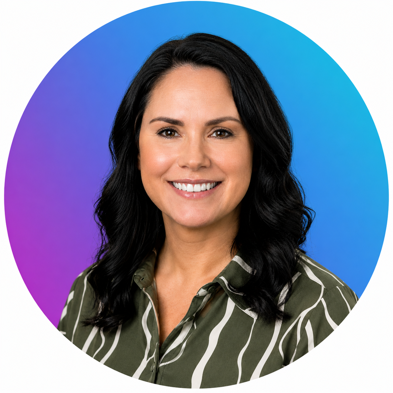 Melissa Hansen Headshot Gradient