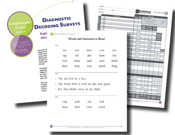 Diagnostic Decoding Surverys Really Great Reading 