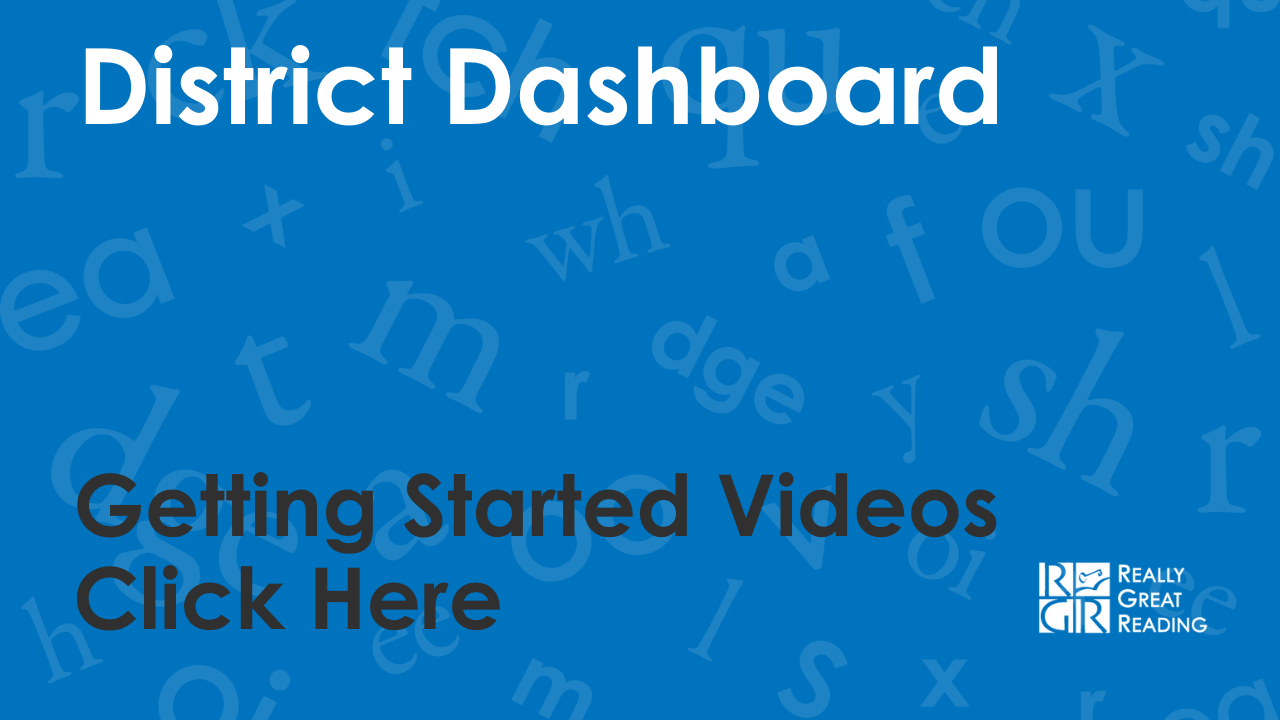 District Dashboard Getting Started