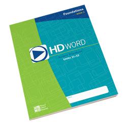 HD Word, Foundations Student Workbook 2 (Grades 2-5)