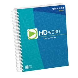HD Word Teacher's Lesson Plan Set - Book 1