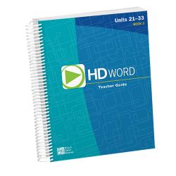 HD Word Teacher Lesson Plan Book 3