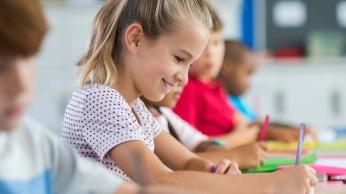 girl writing