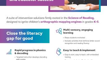 Elementary literacy intervention handout