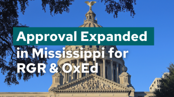 Approval Expanded in Mississippi for RGR & OxEd