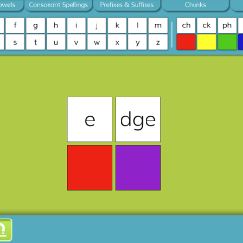  edge letter tile freeplay