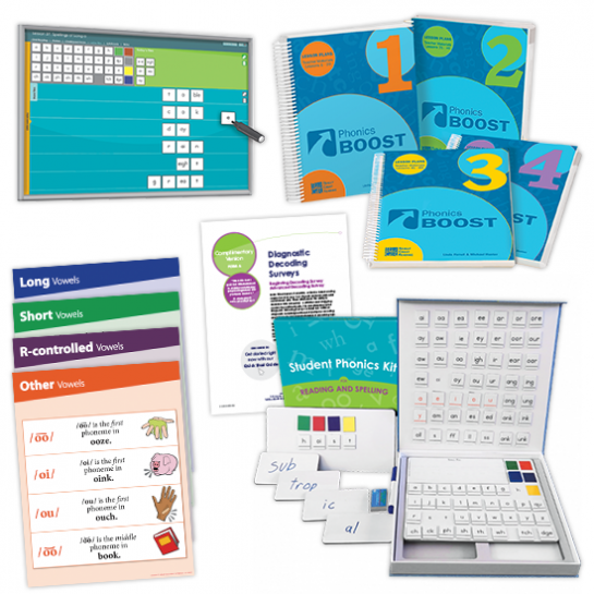 Sample of Phonics Boost material.