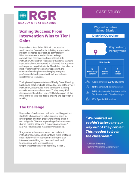 Waynesboro Case Study Image