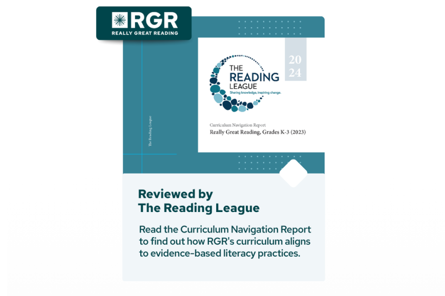 RGR Recognized by The Reading League