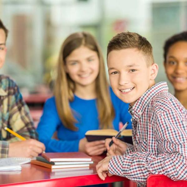 kids in small group