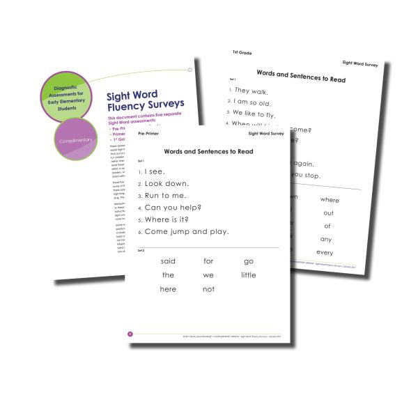 Sight word survey