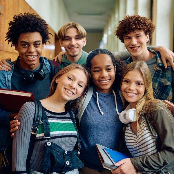 Group of high school students.