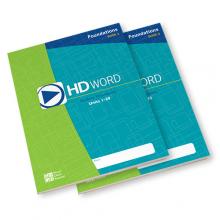 HD Word Student Workbook Set - Foundations Level - Grades 2-5